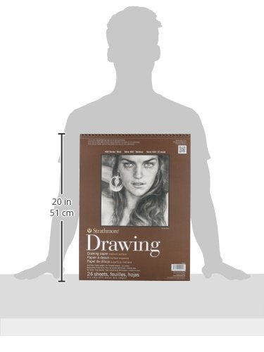 BLOCK STRATHMORE DRAWING 400 130G 28X35.5CM 24HJS 67275