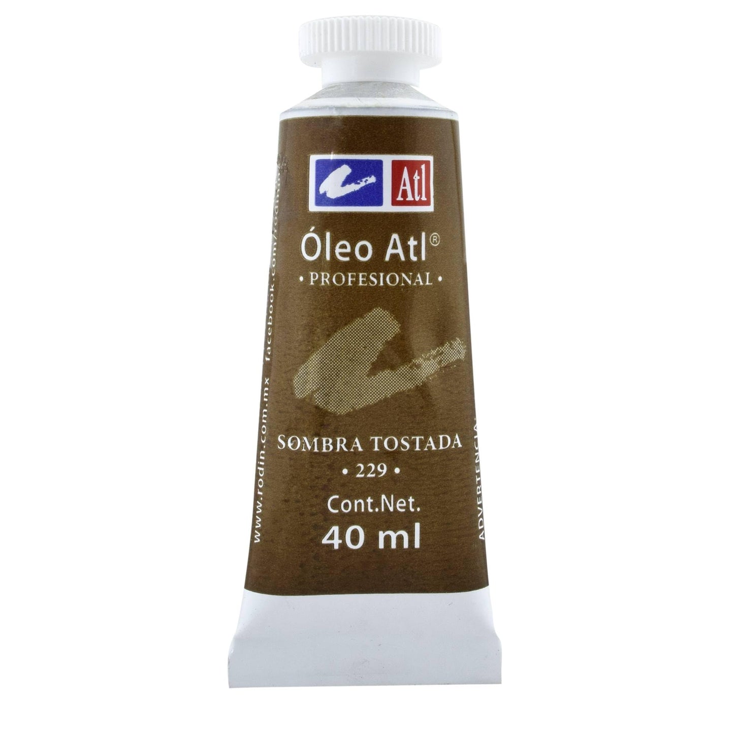 PINTURA AL OLEO ATL T-14 40ML SOMBRA TOSTADA NO 229 11490