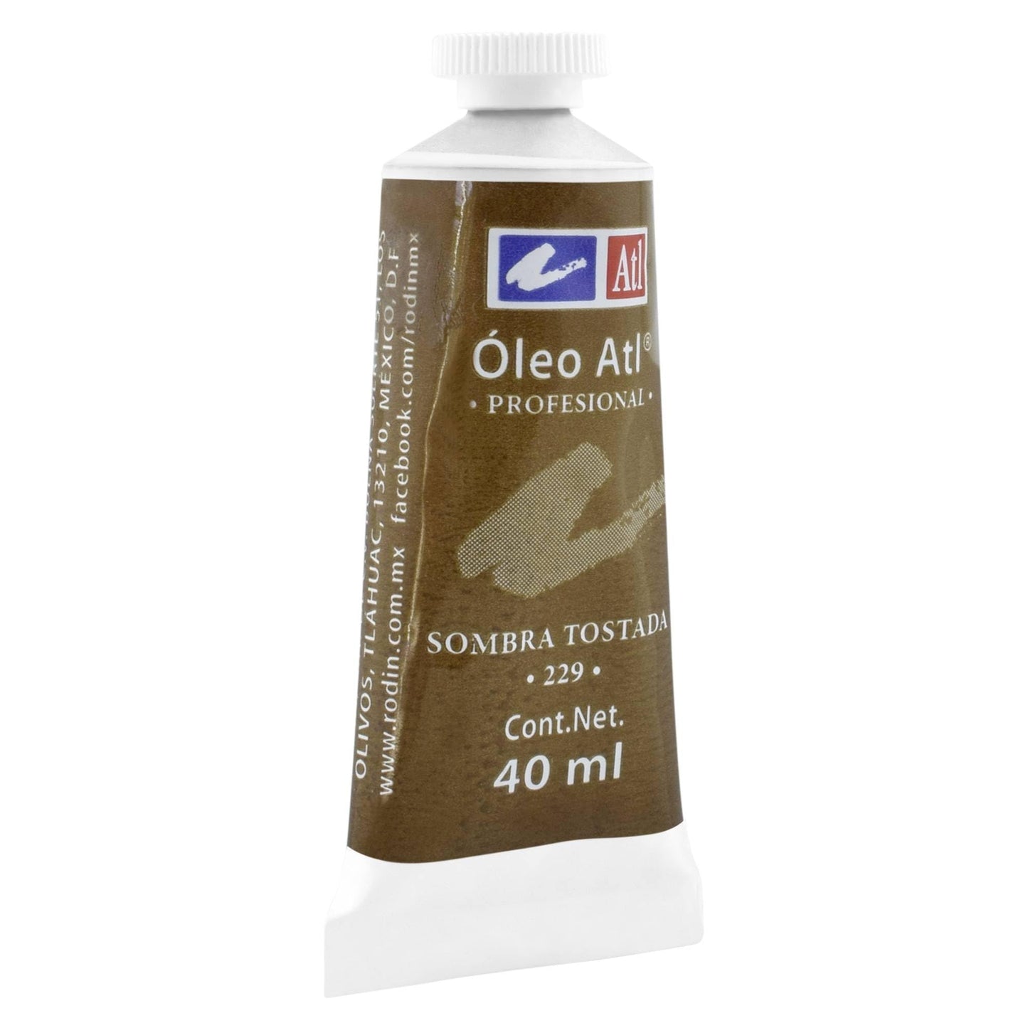 PINTURA AL OLEO ATL T-14 40ML SOMBRA TOSTADA NO 229 11490