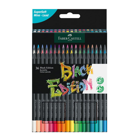 LAPIZ COLOR FC SUPER SOFT BLACK EDITION X36 120736