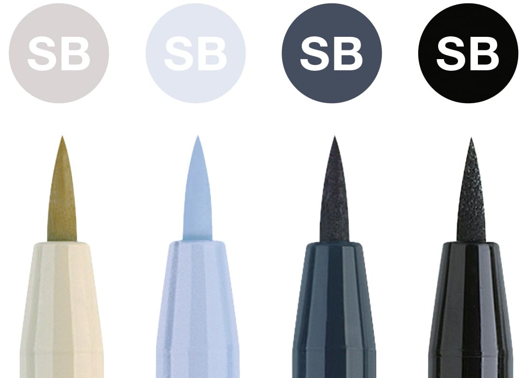 Marcador FC Pitt Artis Pen Soft Brush x 4 167804