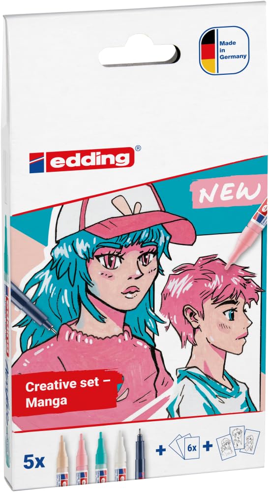 MARCADOR EDDING ACRYLIC 1-2mm C/5 MANGA 61-E-5300-5-Mang