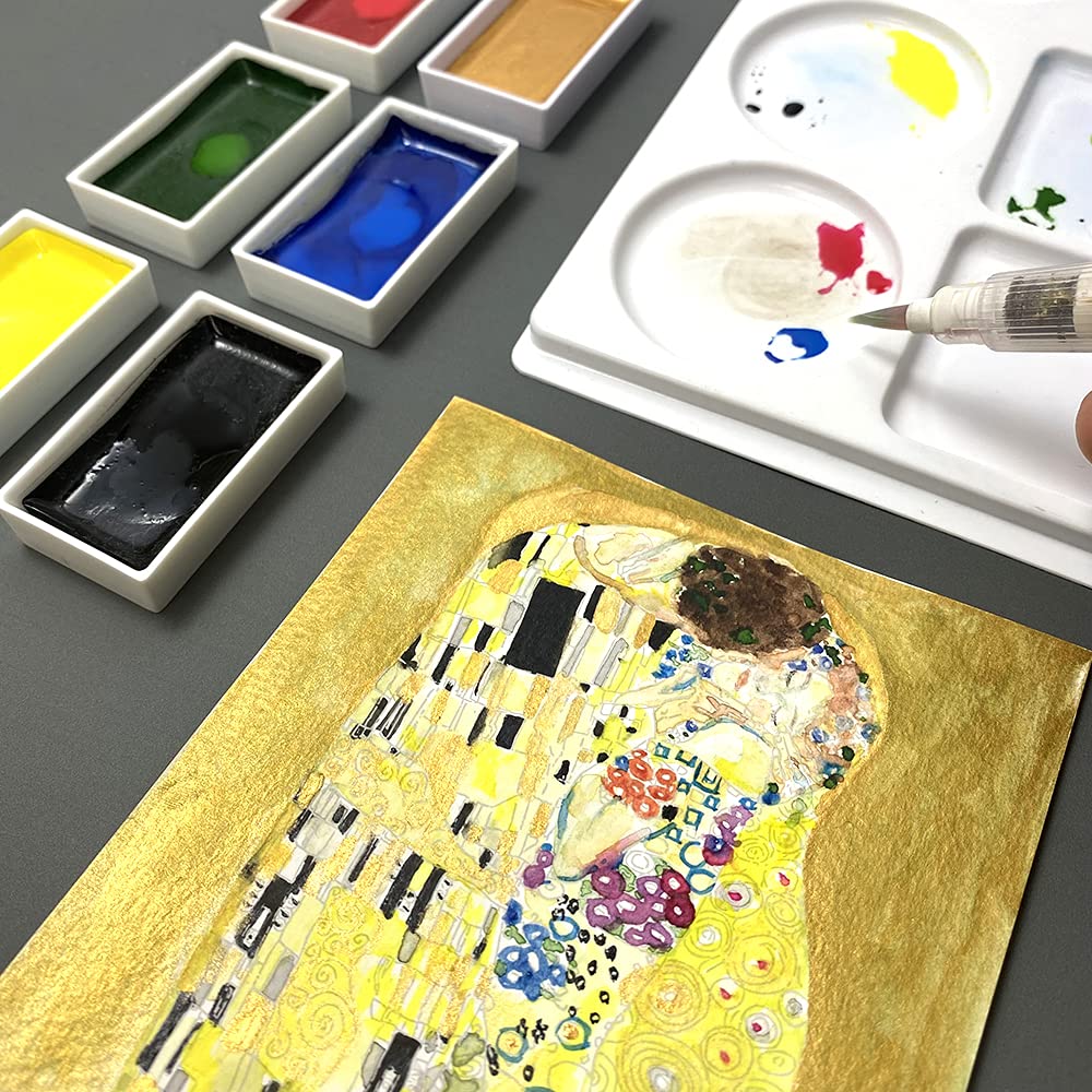ACUARELA GANSAI GUSTAV KLIMT HISTORIC ART 741004