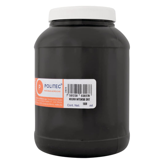 PINTURA POLITEC L-300 1000ML 302 NEGRO INTENSO 14115