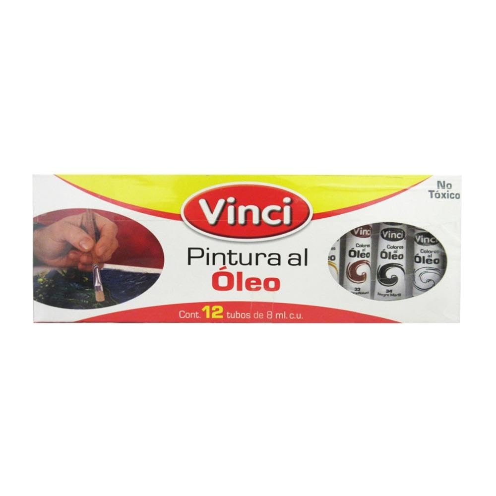 PINTURA AL OLEO VINCI ARTS SET 12 TUBOS DE 8 ML 2486