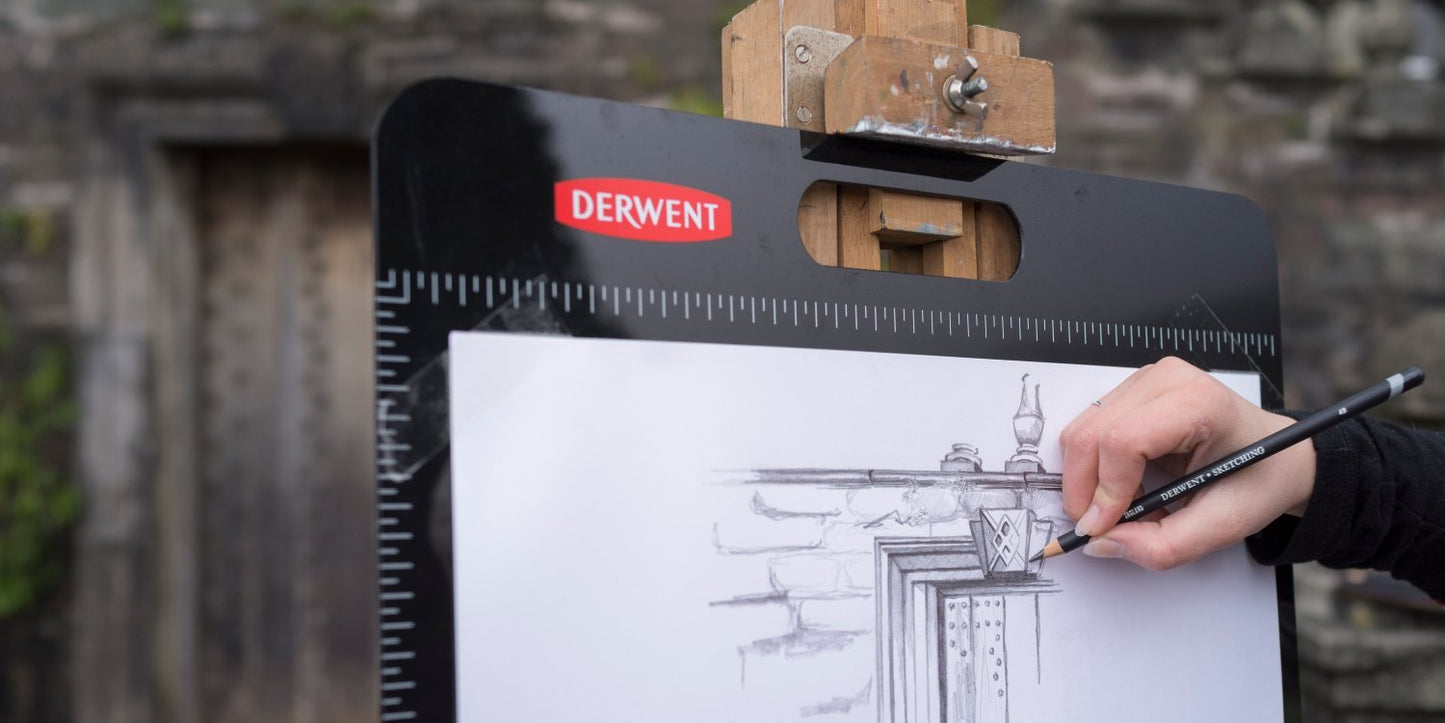 LAPICES GRAFITO DERWENT SKETCHING C6 CAJA MET. 21377