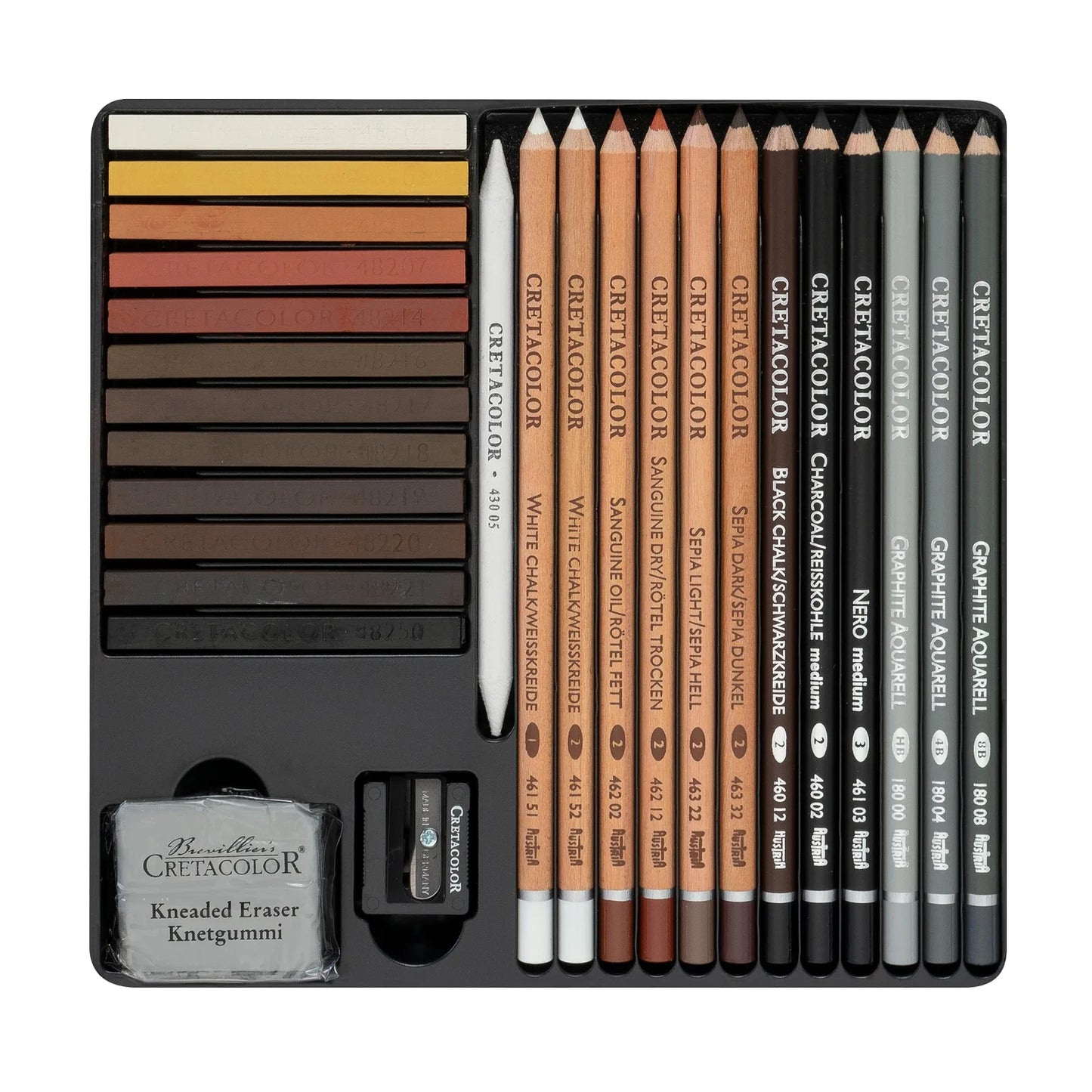 ESTUCHE CRETACOLOR CON LAPICES Y MATERIAL PARA ARTISTA CREATIVO EST.MET. CX27 ECC040031