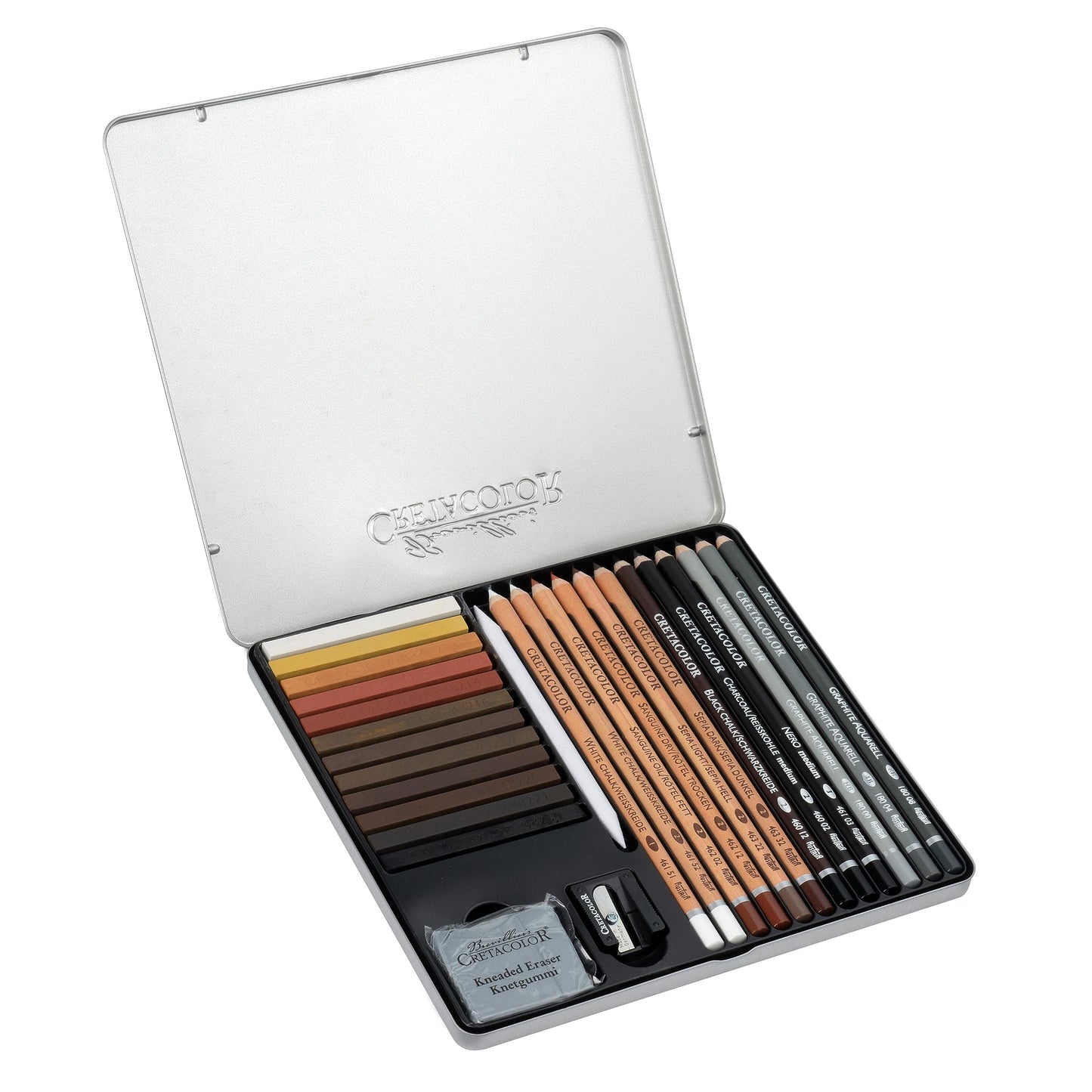 ESTUCHE CRETACOLOR CON LAPICES Y MATERIAL PARA ARTISTA CREATIVO EST.MET. CX27 ECC040031
