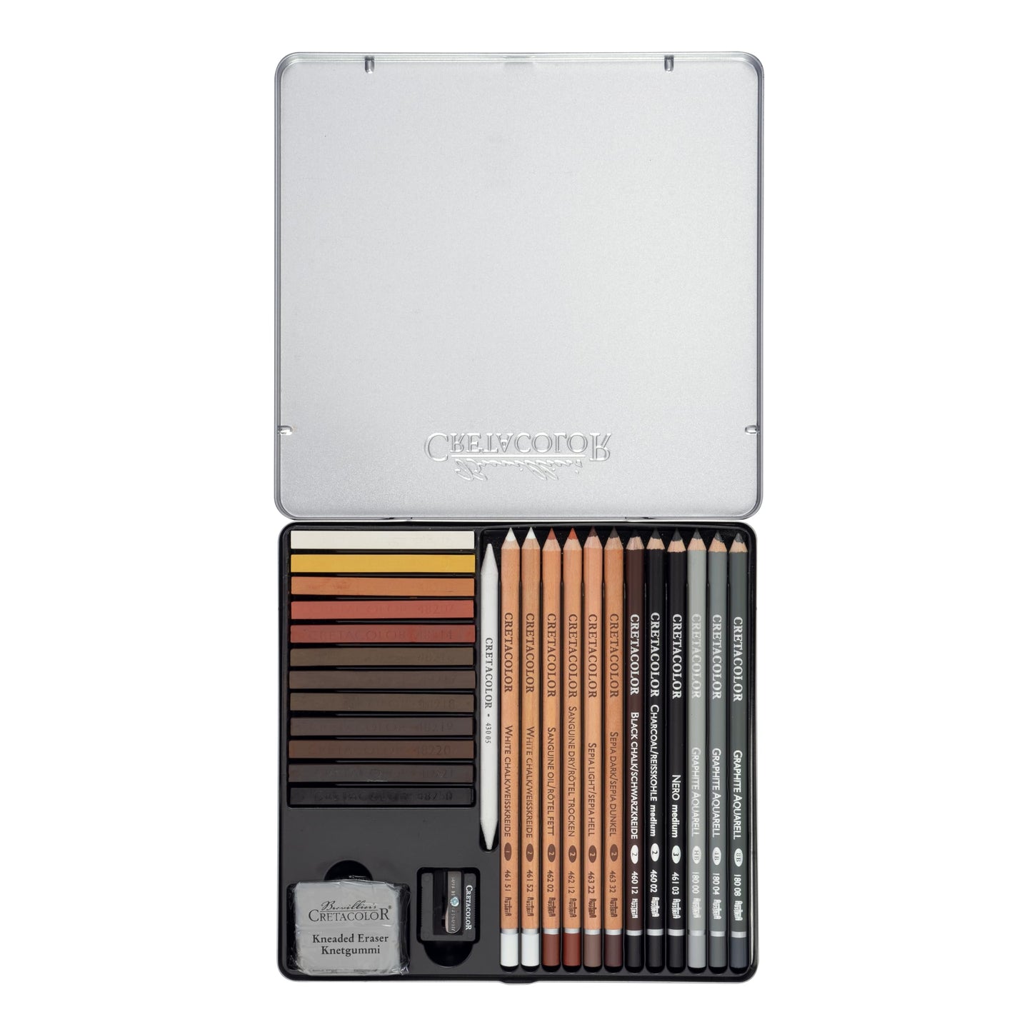 ESTUCHE CRETACOLOR CON LAPICES Y MATERIAL PARA ARTISTA CREATIVO EST.MET. CX27 ECC040031