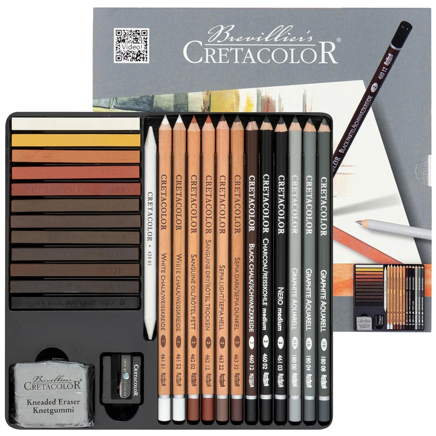 ESTUCHE CRETACOLOR CON LAPICES Y MATERIAL PARA ARTISTA CREATIVO EST.MET. CX27 ECC040031