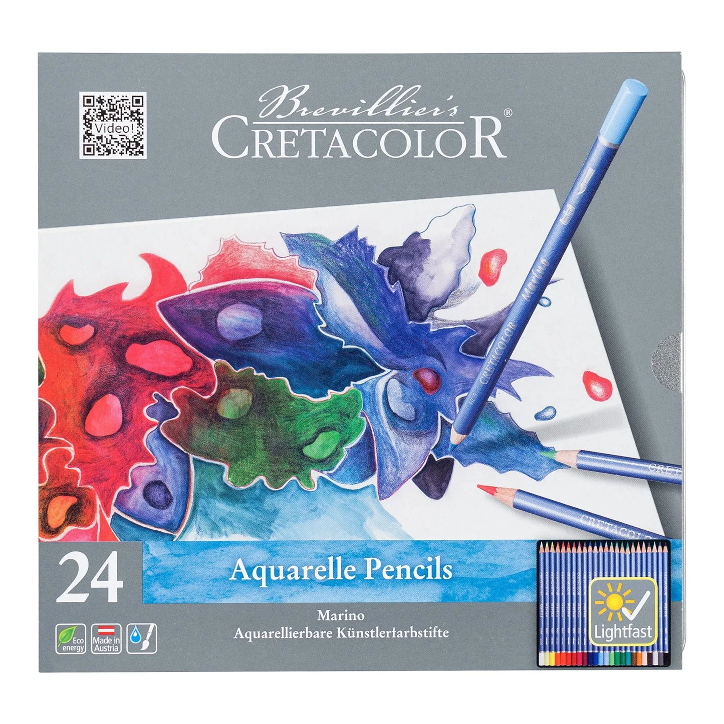 LAPICES ACUARELABLES CRETACOLOR MARINO CX24 ECC024024