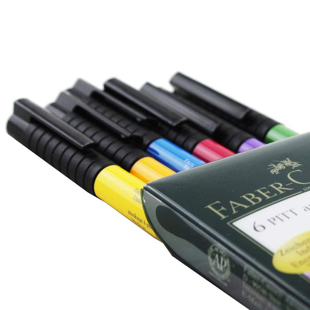 Marcador FC Pitt Artist Pen Set Brush Basic x 6 167103
