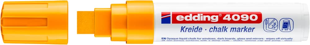MARCADOR EDDING DE TIZA CRISTAL 4-12MM NARANJA NEON 61-E-4090-66