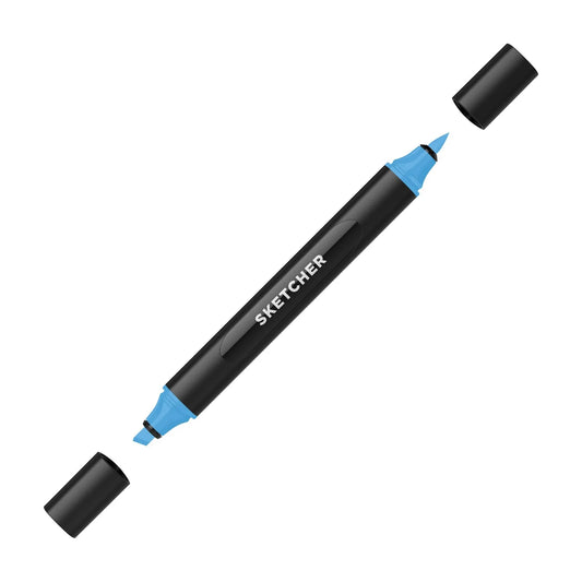MARCADOR MOLOTOW SKETCHER P. BRUSH-CINCEL AZUL CRISTAL OSCURO 29065