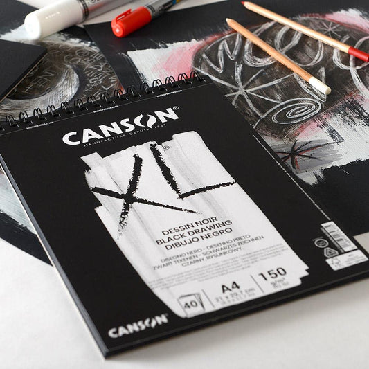 ALBUN CANSON XL DESSIN NOIR A3  29.7X42CM 150G 40HJ 62756