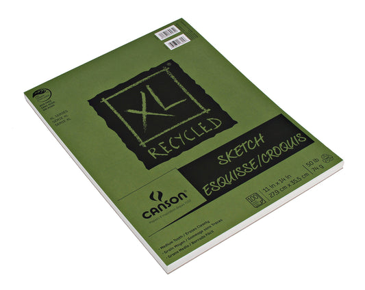BLOCK CANSON XL ESBOZO RECYCLED 27.9 X 35.5 100H 74G 57514
