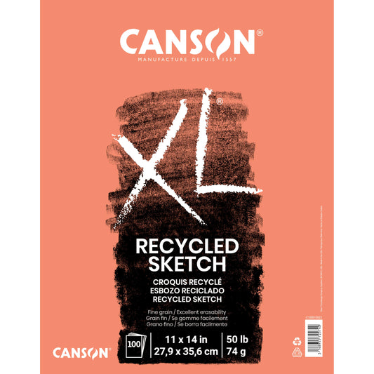 BLOCK CANSON XL ESBOZO RECYCLED 27.9 X 35.5 100H 74G 57514