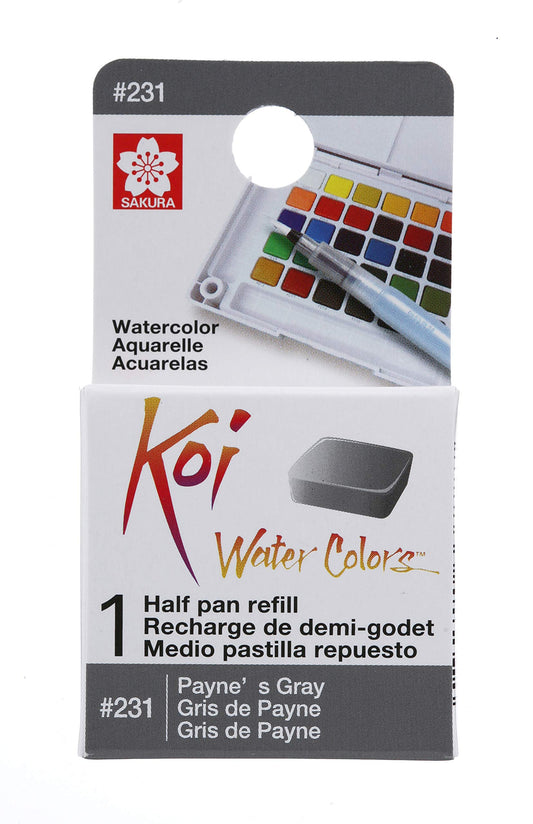 ACUARELA KOI EN PASTILLA PAYNE’S GRAY #231 22960