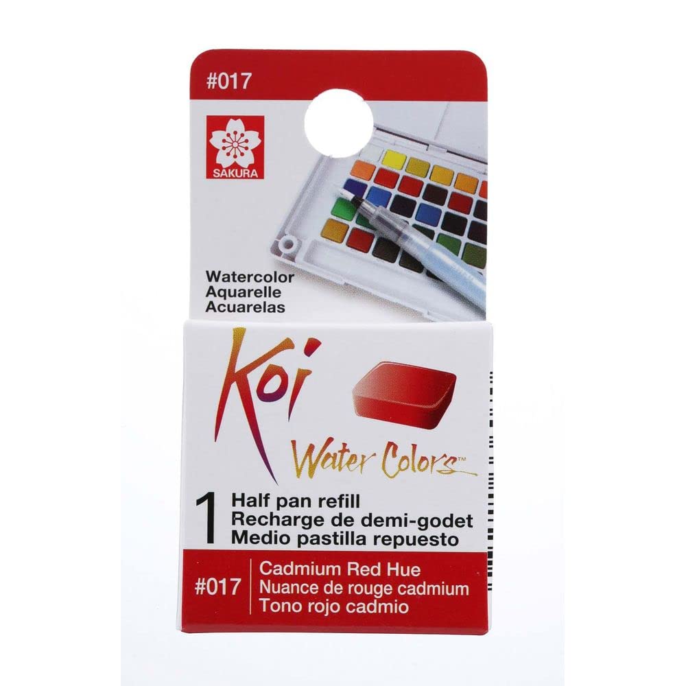 ACUARELA KOI EN PASTILLA CADMIUM RED HUE #017 22940