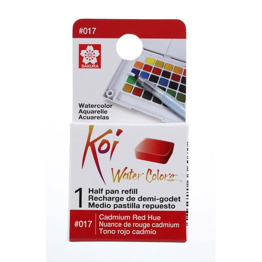 ACUARELA KOI EN PASTILLA CADMIUM RED HUE #017 22940