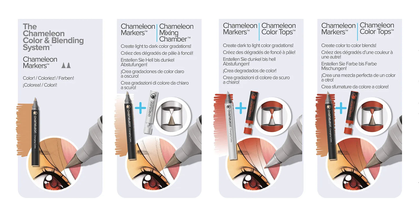 ROTULADORES CHAMELEON DOBLE PUNTA NO.04 ECHCS6604