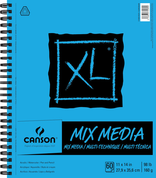 ALBUN CANSON XL MIX MEDIA 27.9X35.6 60H 160G 57517