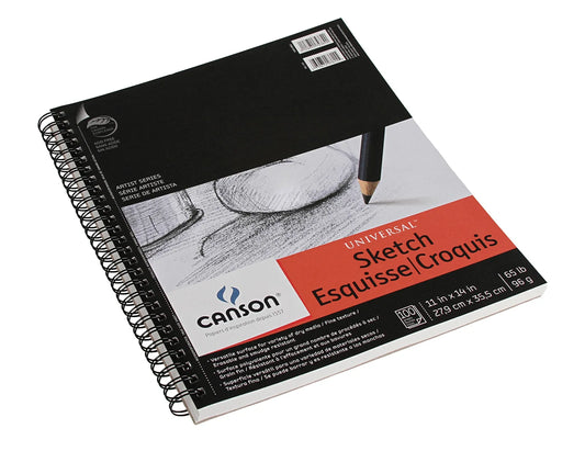 ALBUN CANSON UNIVERSAL SKETCH 27.9X35.6CM 100HJ 96G  57505