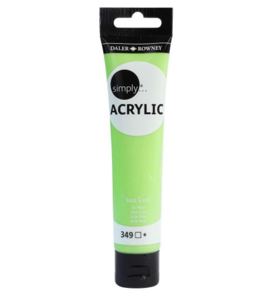 PINTURA ACRILICA SIMPLY ACRYLIC SLIM 75ML NEON GREE 60675