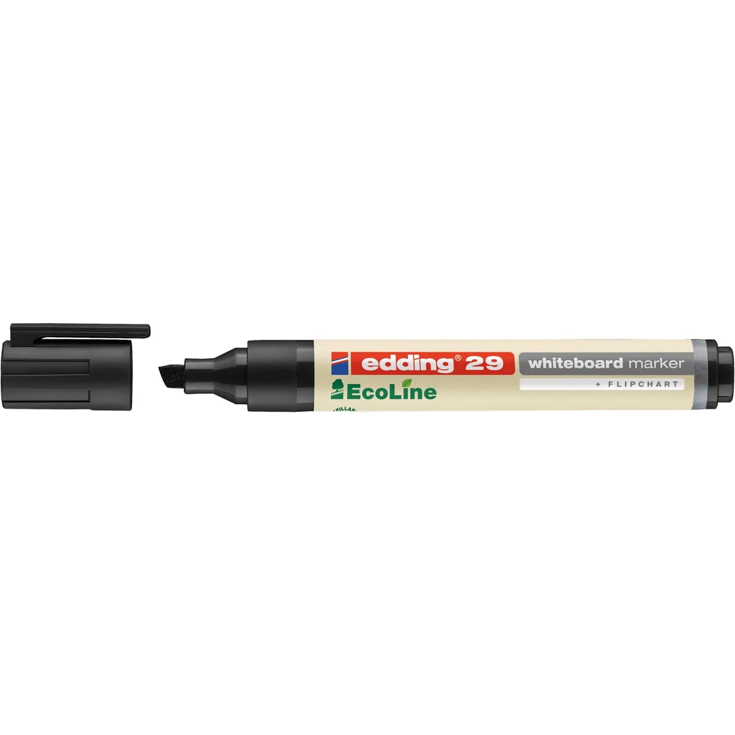 MARCADOR EDDING PIZARRON RECARGABLE ECOLINE P.BISELADA 2-5MM NEGRO 61-E-29-01