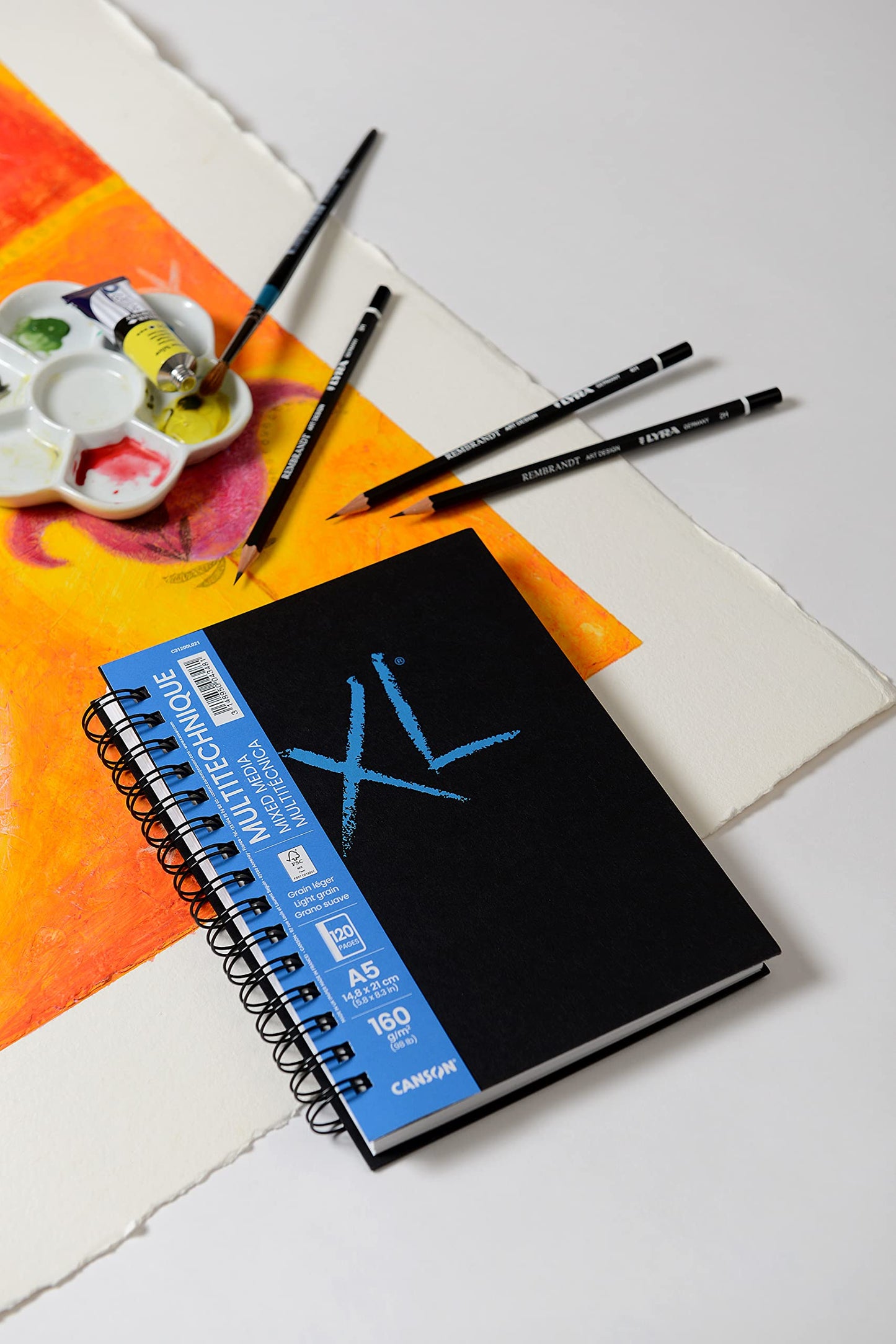 BLOCK CANSON BOOK XL MIX MEDIA A4 21X29.7CM 160G 120HJ 73707