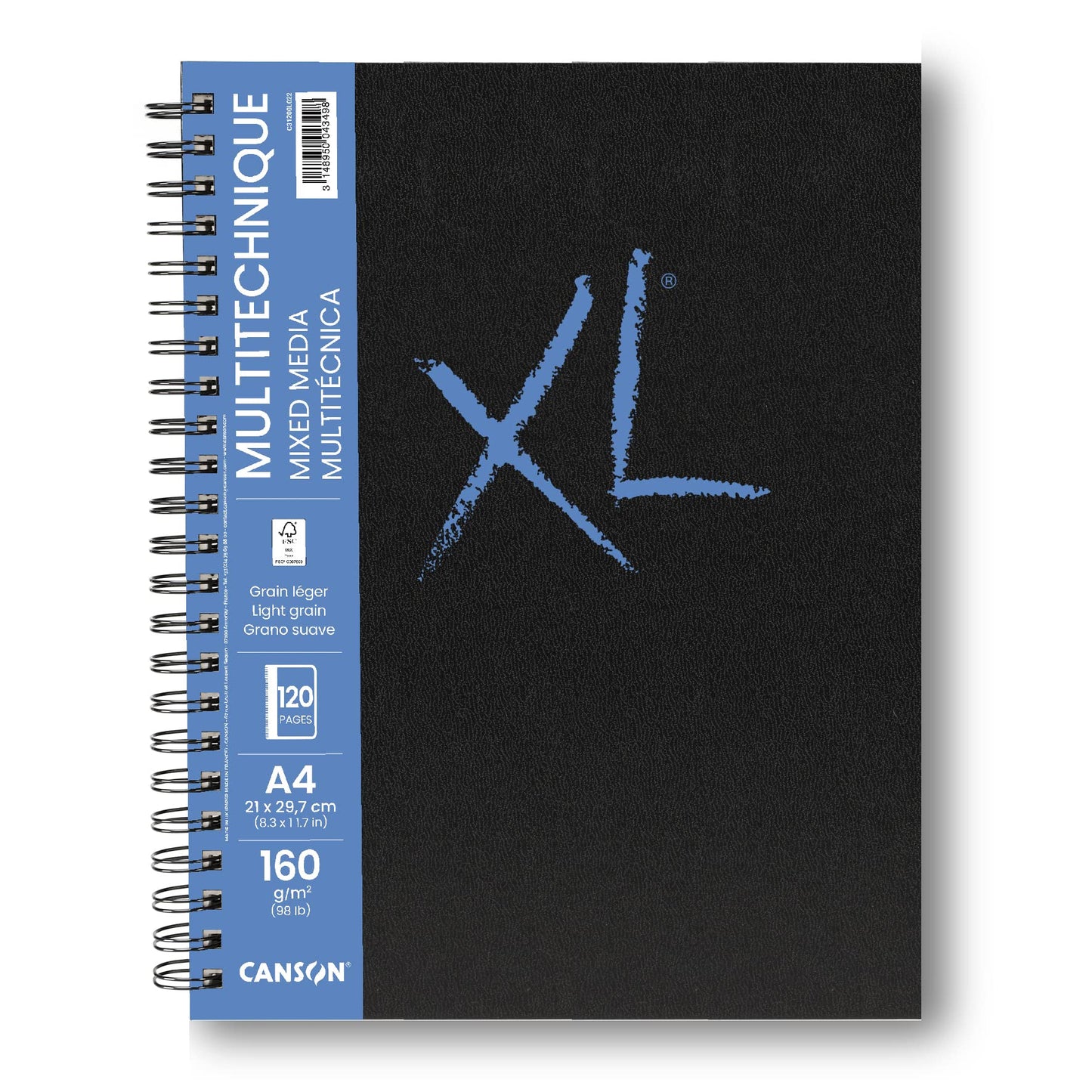 BLOCK CANSON BOOK XL MIX MEDIA A4 21X29.7CM 160G 120HJ 73707