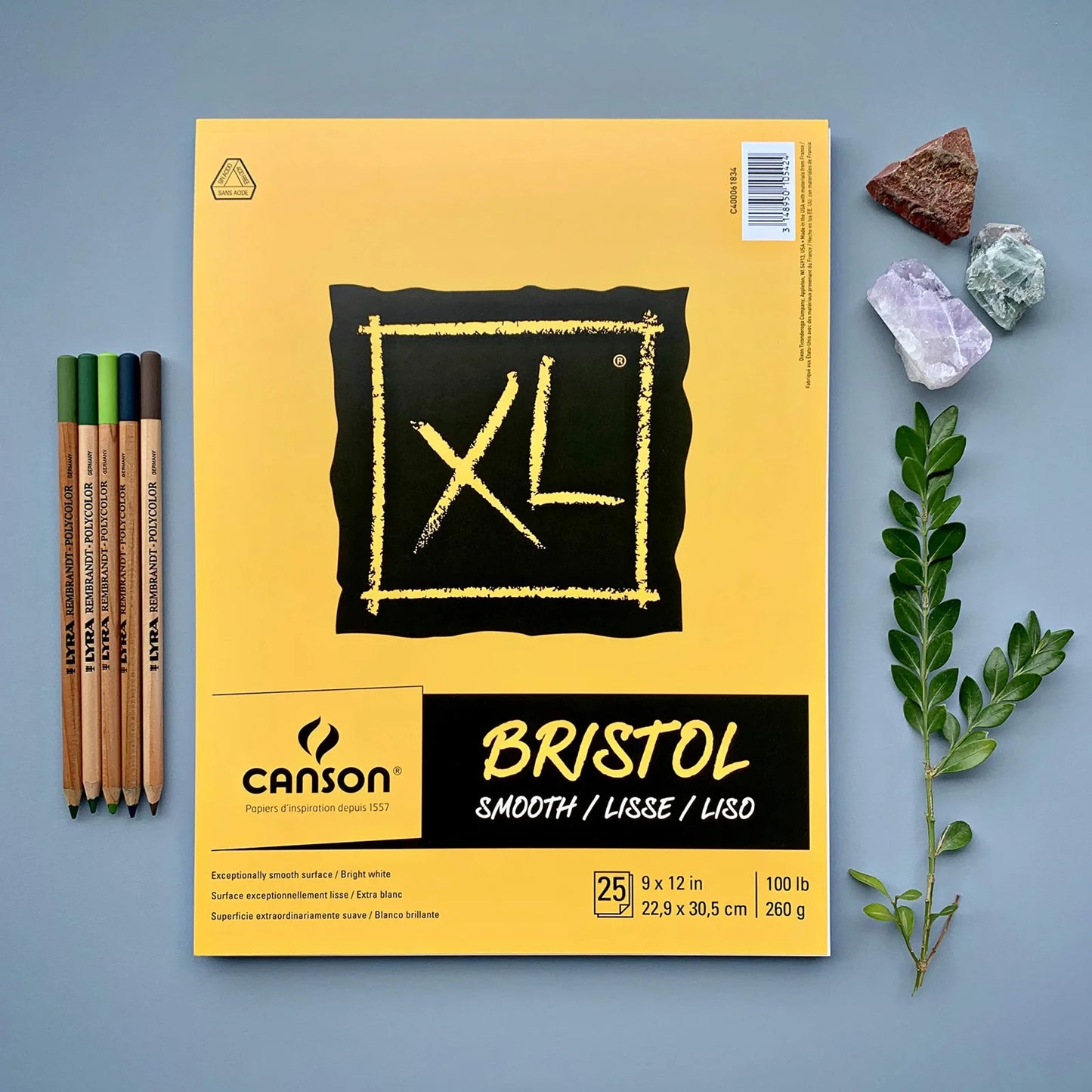 ALBUN CANSON XL BRISTOL 22.5X30.5 25HJ 260G 63273