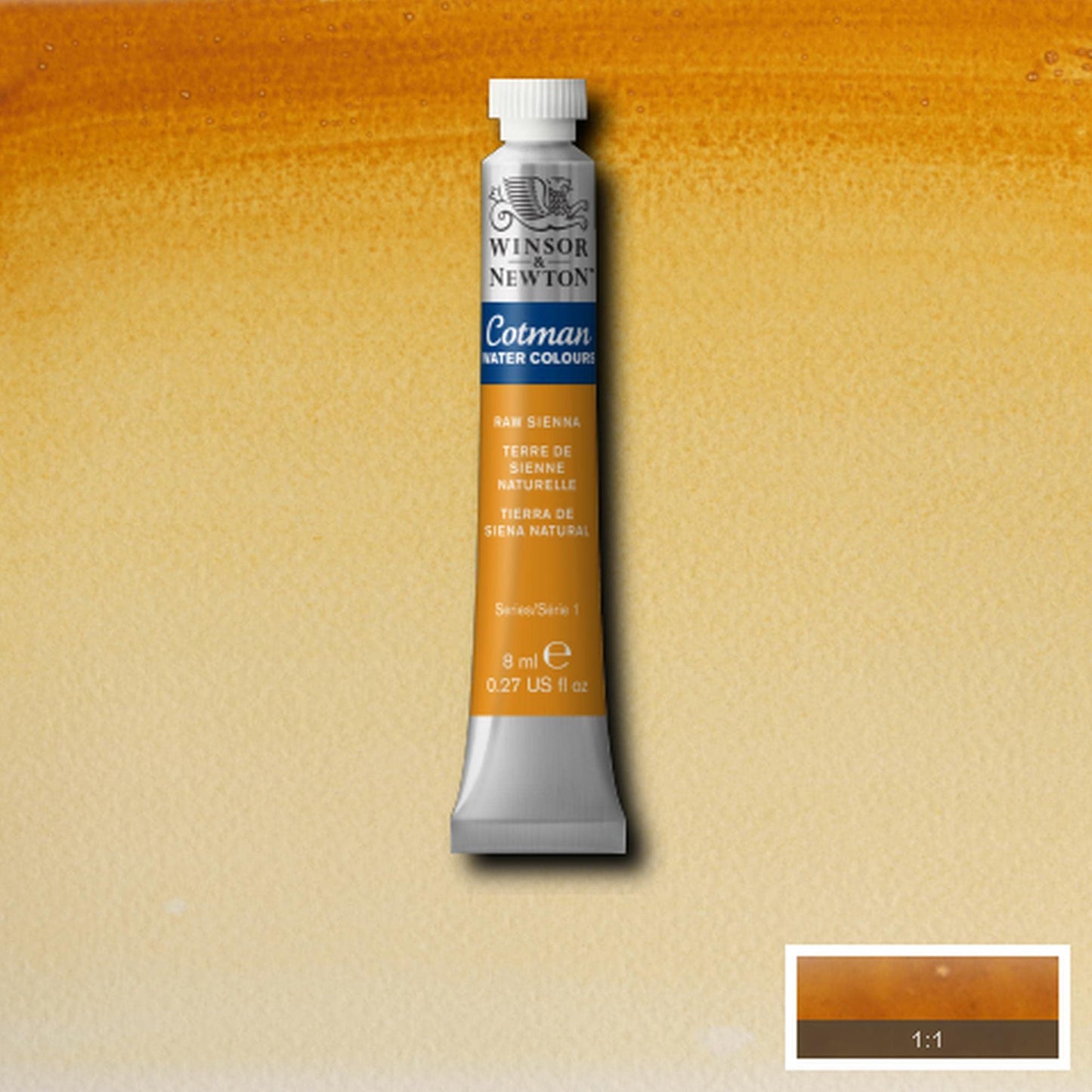 ACUARELA W&N COTMAN 8ML SIENA NATURAL 10417