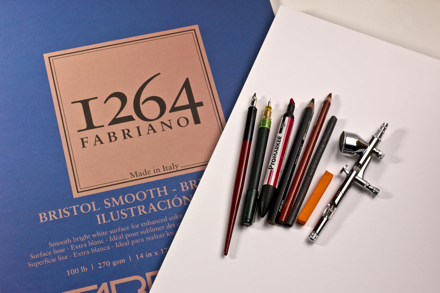 BLOCK FABRIANO 1264 BRISTOL SMOOTH 20H 9 X12 G 270 557588