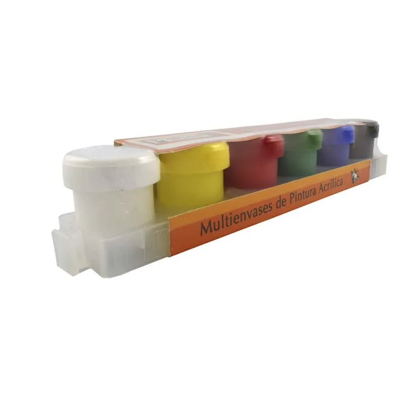 ESTUCHE POLITEC C6 COLORES BASICOS 25ML 11877