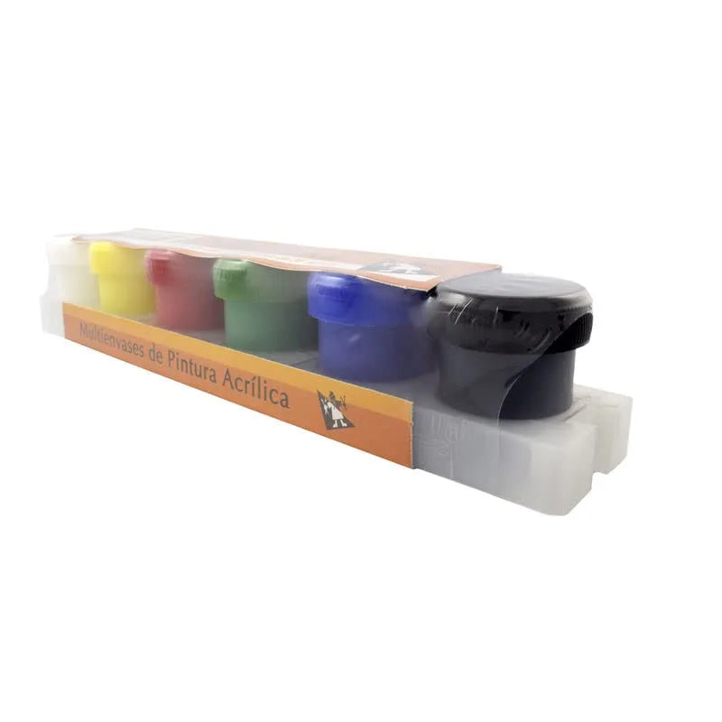 ESTUCHE POLITEC C6 COLORES BASICOS 25ML 11877
