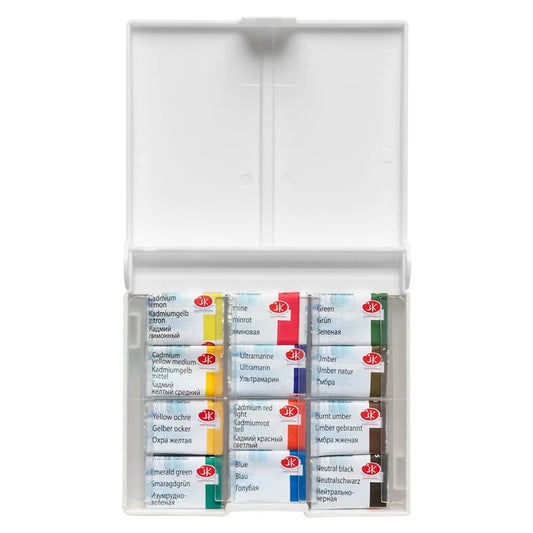 ACUARELAS WHITE NIGHTS 12 PASTILLAS EN ESTUCHE PLÁSTICO 350005
