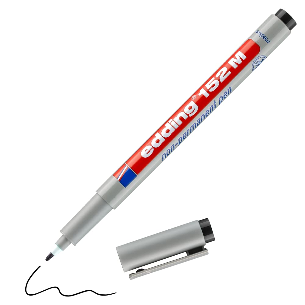 MARCADOR EDDING ESPECIAL PARA ACETATOS 1MM NEGRO 61-E-152-01