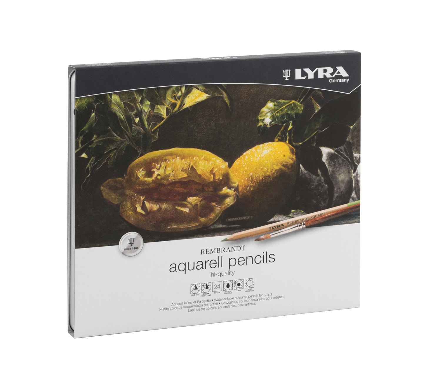 LAPICES DE COLOR LYRA REMBRANDT ACUARELABLES C24 44716