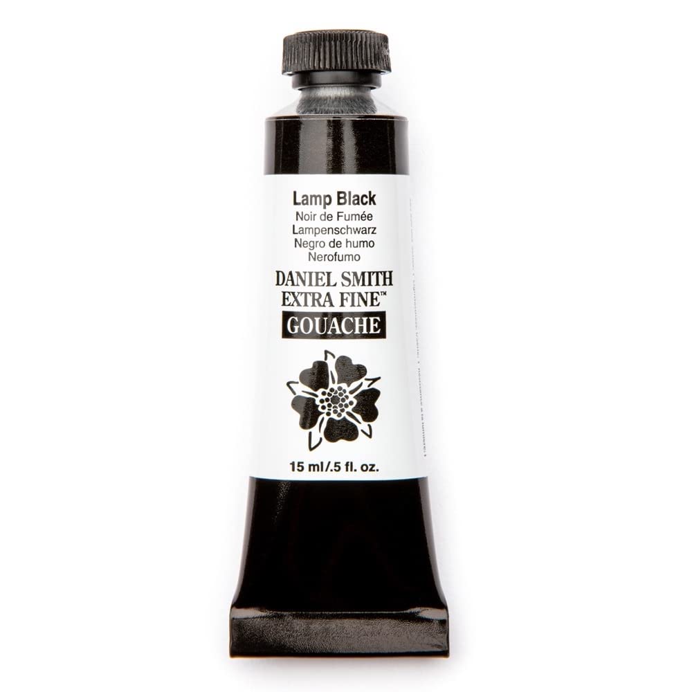 GOUACHE DANIEL SMITH 15ML LAMP BLACK S1 30635