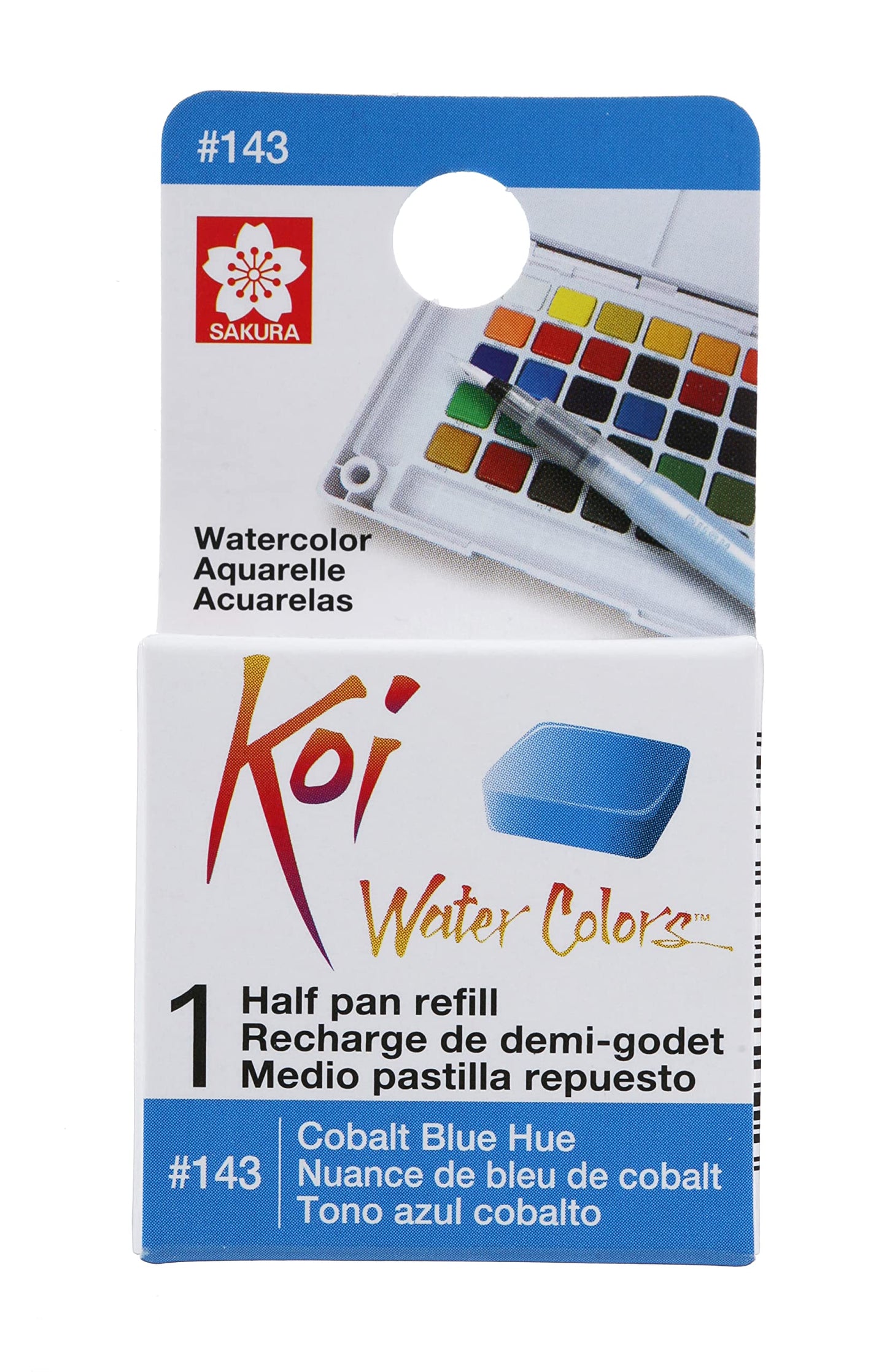 ACUARELA KOI EN PASTILLA COBALT BLUE HUE #143 22953