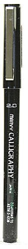 MARCADOR MARVY UCHIDA CALLIGRAPHY 2.0MM. BLACK MARVY #6000 922201