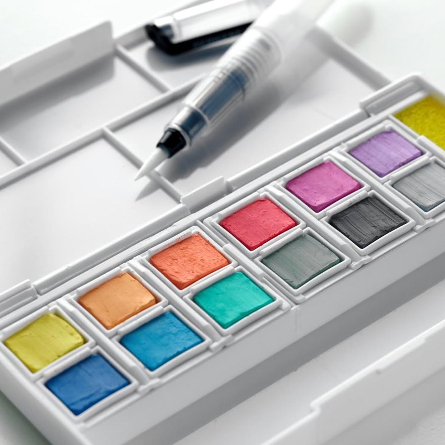 ACUARELAS DERWENT COLORES PASTEL  C12 PASTILLAS SHADES # 2306 24893