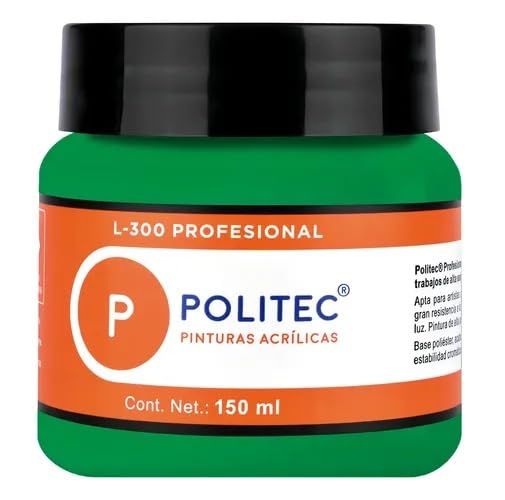 PINTURA POLITEC L-300 PROF. 150ML 3112 VERDE THALO 30934