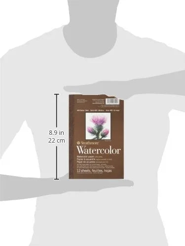 BLOCK STRATHMORE WATERCOLOR 14X21.6CM 300G 12H 79695