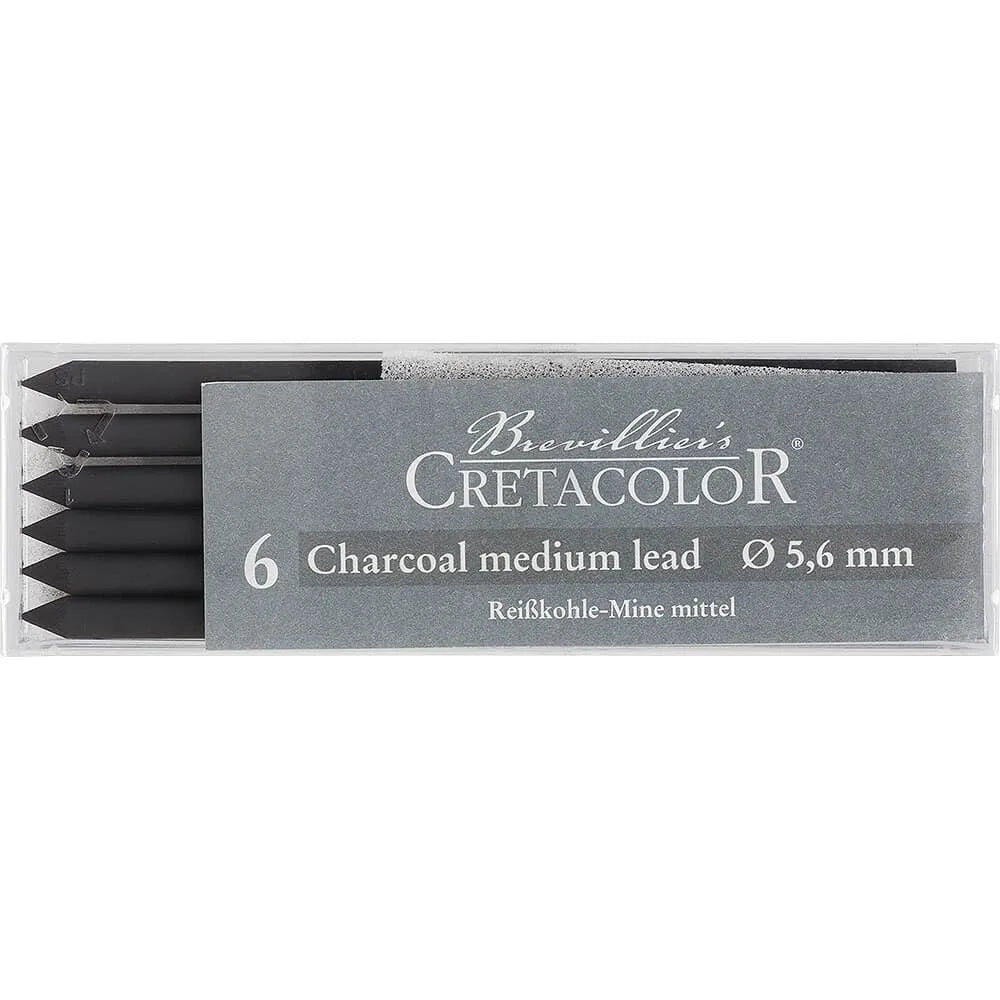 MINAS 5.6MM CRETACOLOR CARBONCILLO MEDIO EST.C6 ECC026002