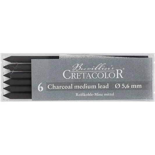 MINAS 5.6MM CRETACOLOR CARBONCILLO MEDIO EST.C6 ECC026002