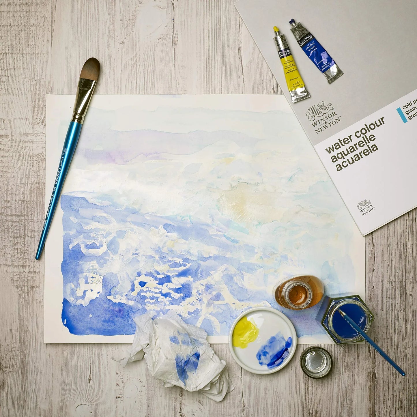 ACUARELA W&N COTMAN 8ML AZUL CERULEO 139 10396