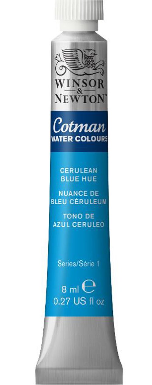 ACUARELA W&N COTMAN 8ML AZUL CERULEO 139 10396