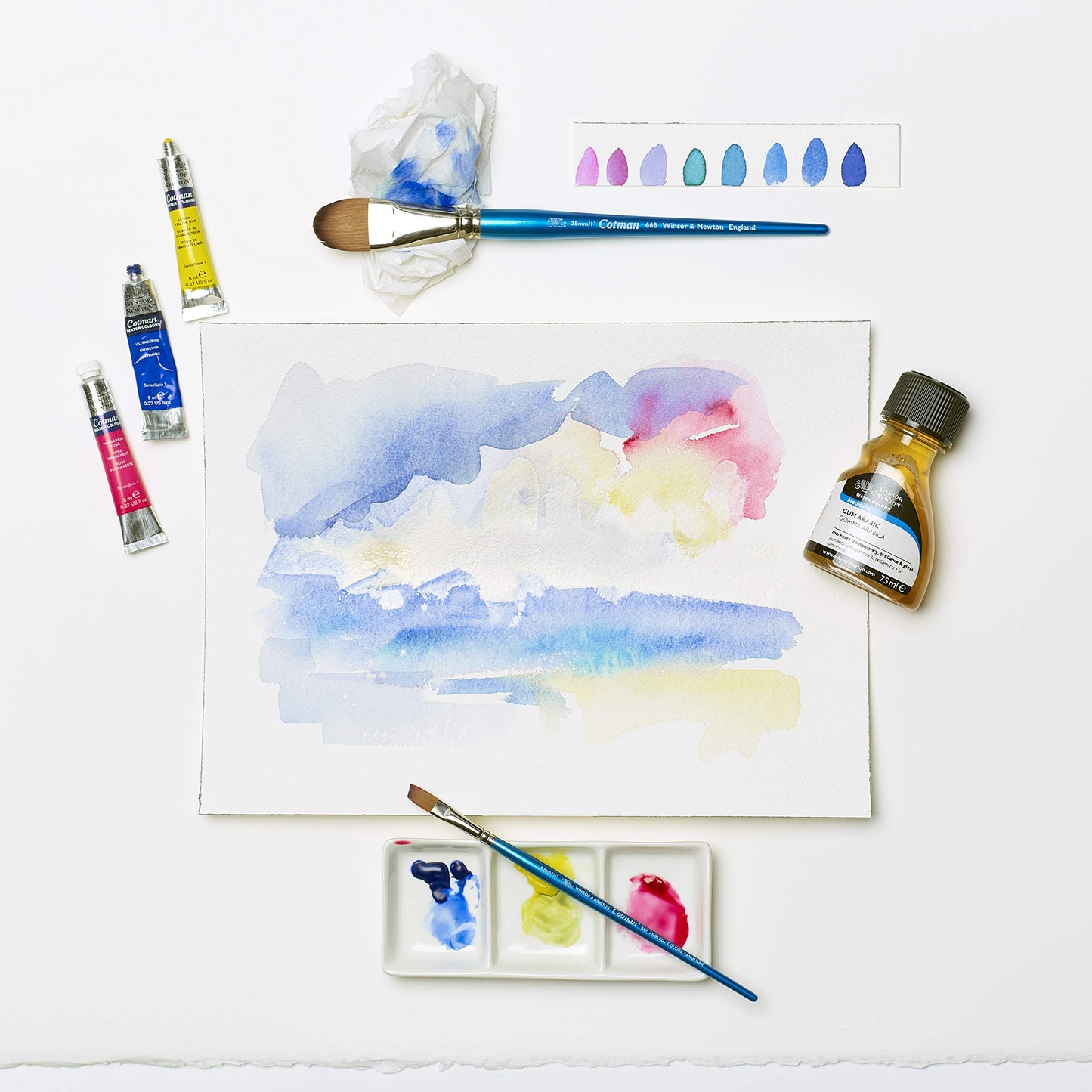 ACUARELA W&N COTMAN 8ML AZUL CERULEO 139 10396